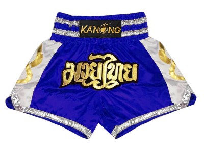 Kanong Muay Thai broekjes : KNS-141-Blauw